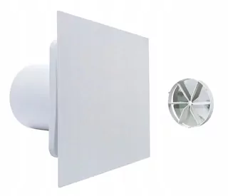 Ventika KLIQ100BASEH + KLIQFP180PLAIN ventilátor do kúpeľne 100 mm